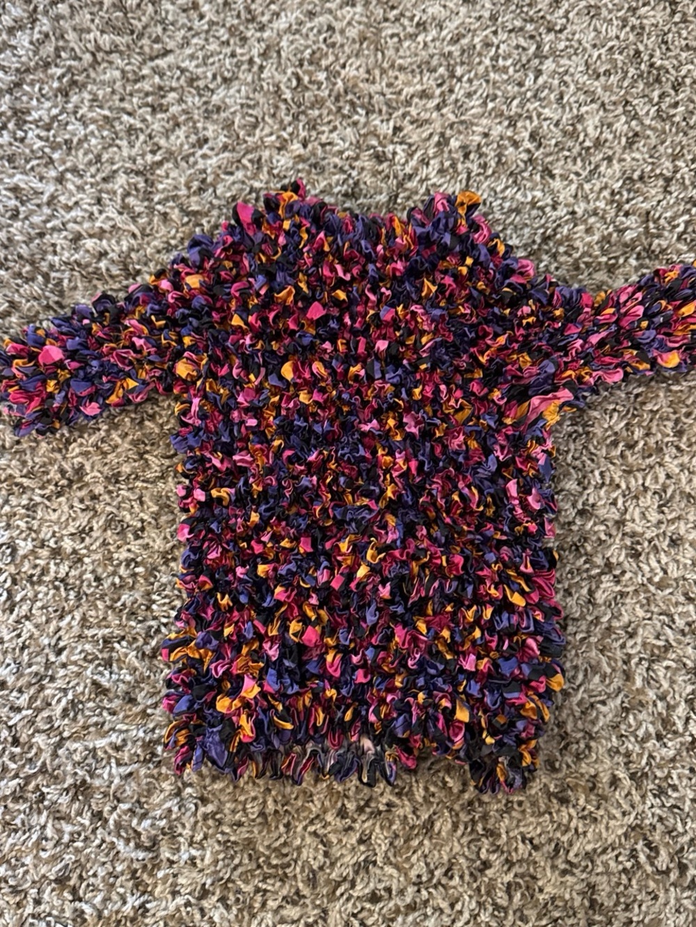 Vintage popcorn blouse